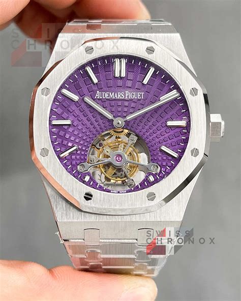 purple audemars piguet|jaztime purple dial.